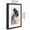 Americanflat Gallery-Style Picture Frame with Mat - Showcase Artwork, Prints, and Photos - Shatter Resistant Glass - Hanging Hardware with Drywall Anchor